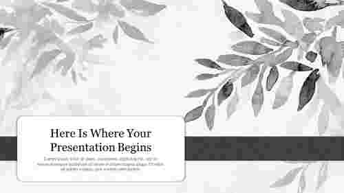 Black And White PowerPoint Background